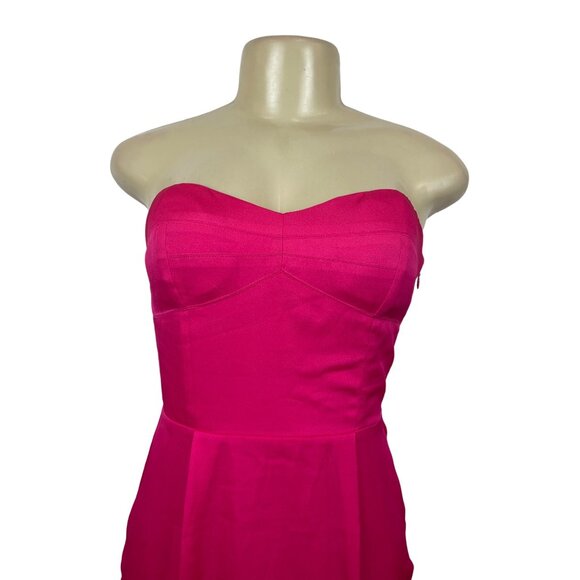 BCBGeneration Women's Pink Strapless Dress with Side Zipper Sz XS - Picture 3 of 7